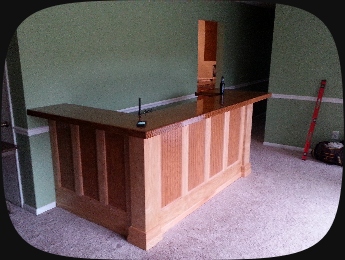 custom bar corner